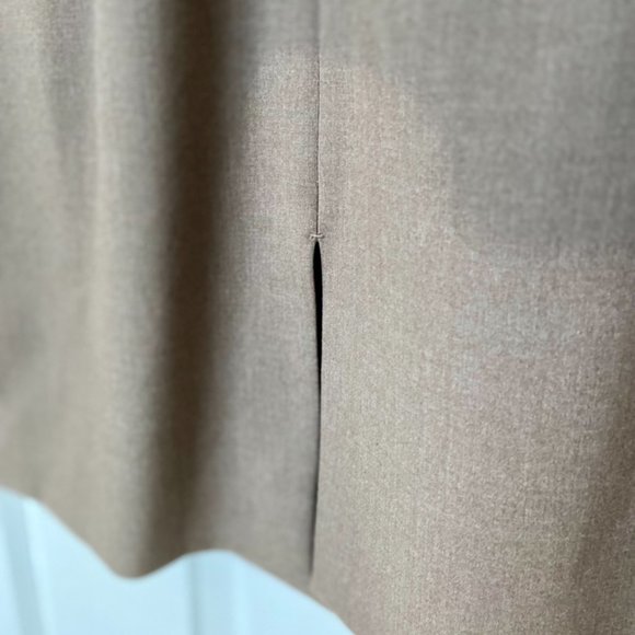 Tahari by ASL Solid Brown Cocktail Dress [8] - Picture 8 of 9